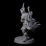 Jocular Tiefling Wayfarer C Miniature for Dungeons and Dragons, Pathfinder or other TTRPGs