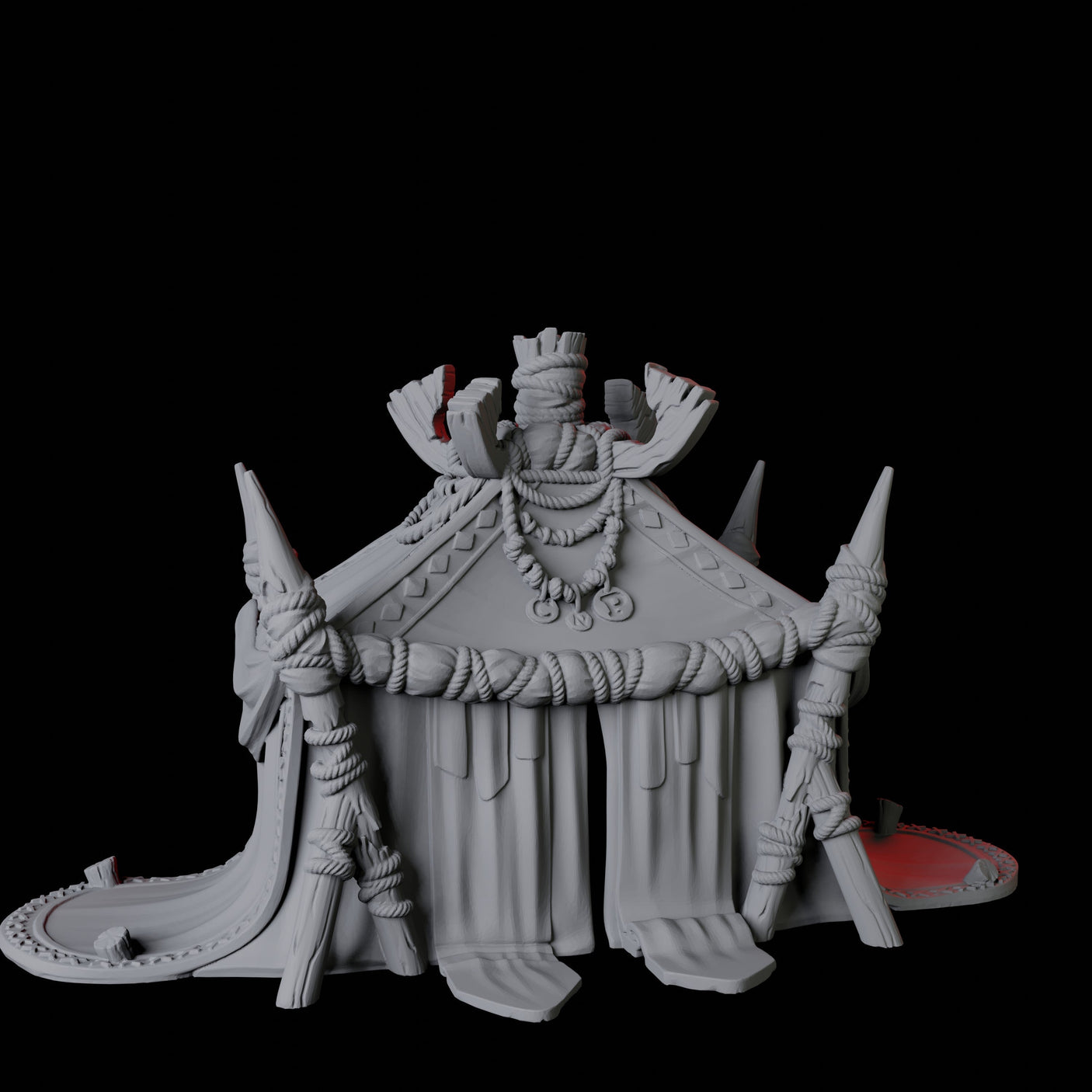 Jousting Tent A Miniature for Dungeons and Dragons, Pathfinder or other TTRPGs