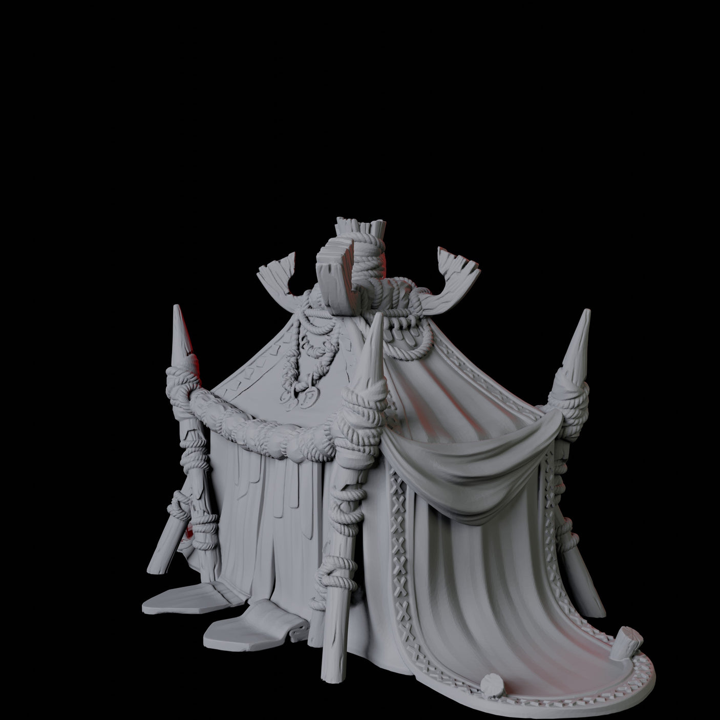 Jousting Tent A Miniature for Dungeons and Dragons, Pathfinder or other TTRPGs