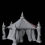 Jousting Tent B Miniature for Dungeons and Dragons, Pathfinder or other TTRPGs