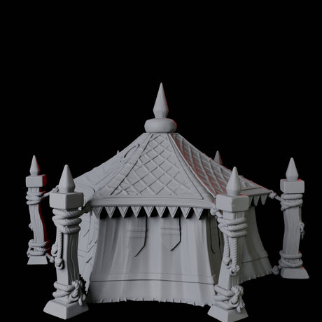 Jousting Tent B Miniature for Dungeons and Dragons, Pathfinder or other TTRPGs