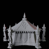 Jousting Tent B Miniature for Dungeons and Dragons, Pathfinder or other TTRPGs