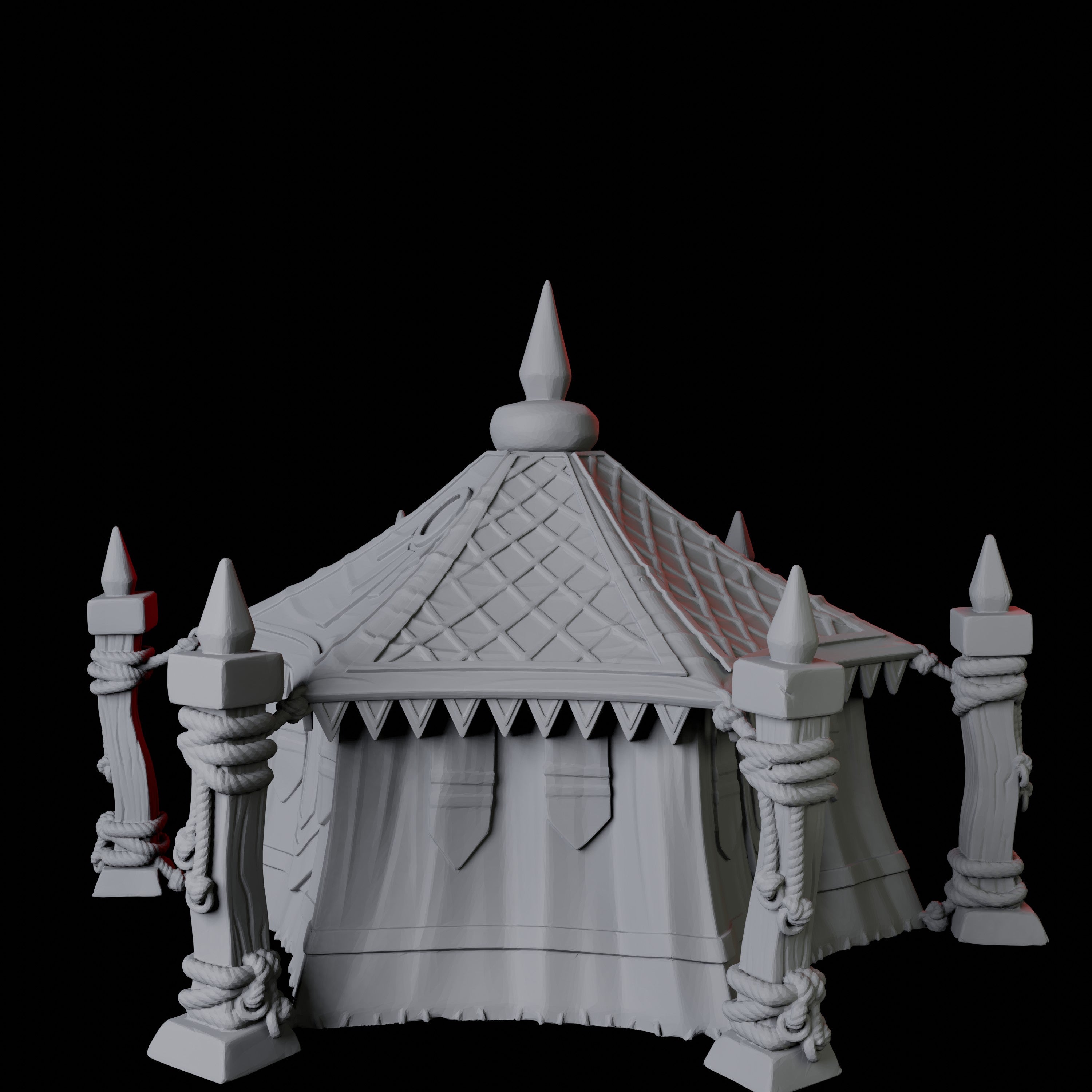 Jousting Tent B Miniature for Dungeons and Dragons