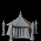 Jousting Tent B Miniature for Dungeons and Dragons, Pathfinder or other TTRPGs