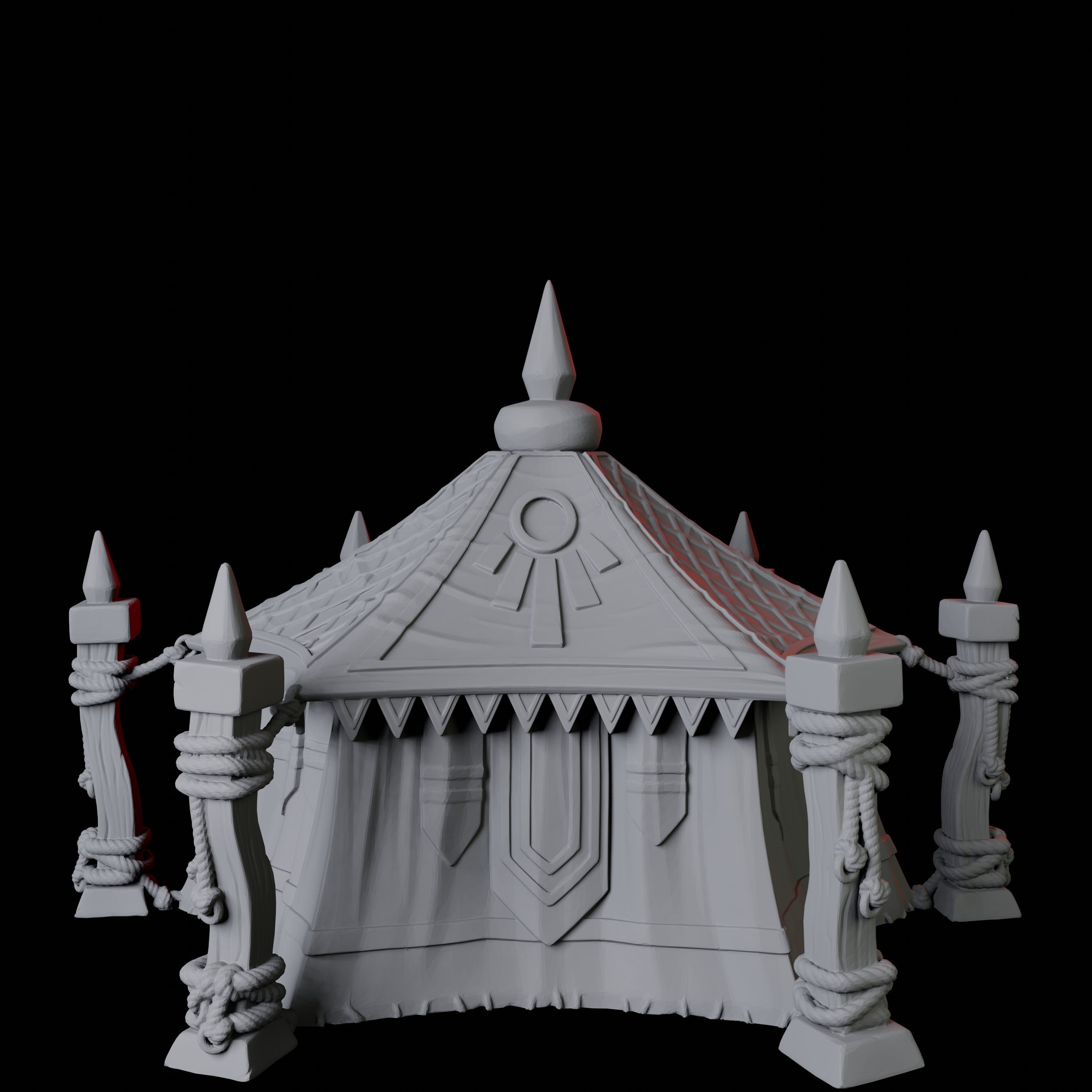 Jousting Tent B Miniature for Dungeons and Dragons