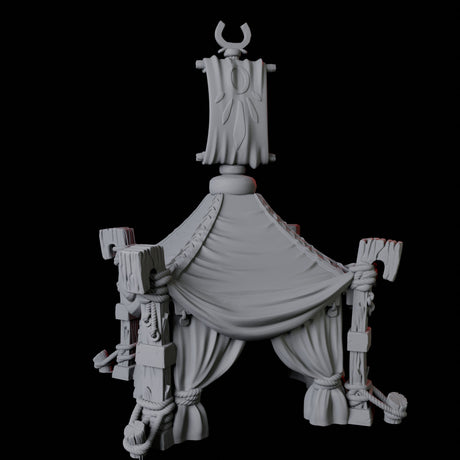 Jousting Tent C Miniature for Dungeons and Dragons, Pathfinder or other TTRPGs