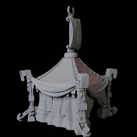 Jousting Tent C Miniature for Dungeons and Dragons, Pathfinder or other TTRPGs