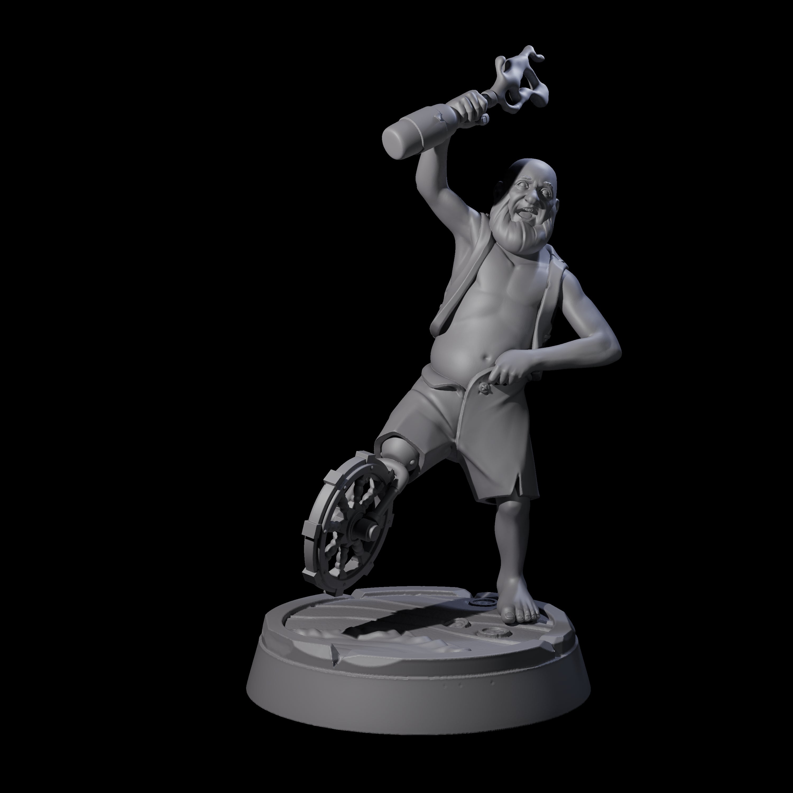 Jovial Human Drunkard Miniature for Dungeons and Dragons, Pathfinder or other TTRPGs