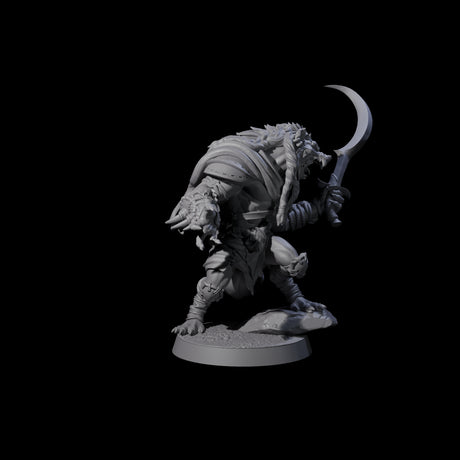 Junkyard Gnoll Scavenger B Miniature for Dungeons and Dragons, Pathfinder or other TTRPGs