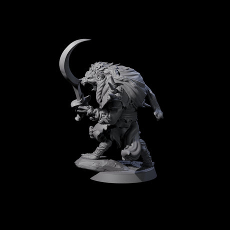 Junkyard Gnoll Scavenger B Miniature for Dungeons and Dragons, Pathfinder or other TTRPGs