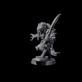 Junkyard Gnoll Scavenger B Miniature for Dungeons and Dragons, Pathfinder or other TTRPGs