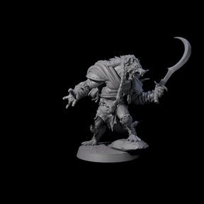 Junkyard Gnoll Scavenger B Miniature for Dungeons and Dragons, Pathfinder or other TTRPGs