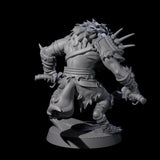 Junkyard Gnoll Scavenger C Miniature for Dungeons and Dragons, Pathfinder or other TTRPGs