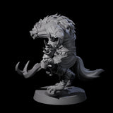 Junkyard Gnoll Scavenger C Miniature for Dungeons and Dragons, Pathfinder or other TTRPGs