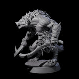 Junkyard Gnoll Scavenger C Miniature for Dungeons and Dragons, Pathfinder or other TTRPGs