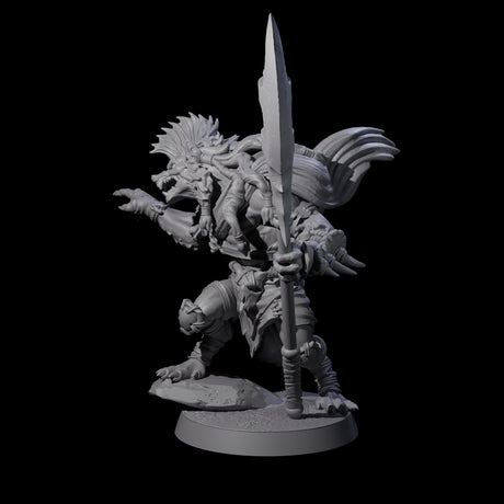 Junkyard Gnoll Scavenger E Miniature for Dungeons and Dragons, Pathfinder or other TTRPGs