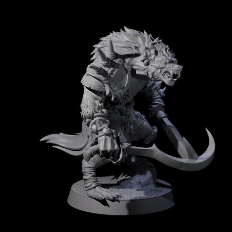 Junkyard Gnoll Scavengers Miniature for Dungeons and Dragons, Pathfinder or other TTRPGs
