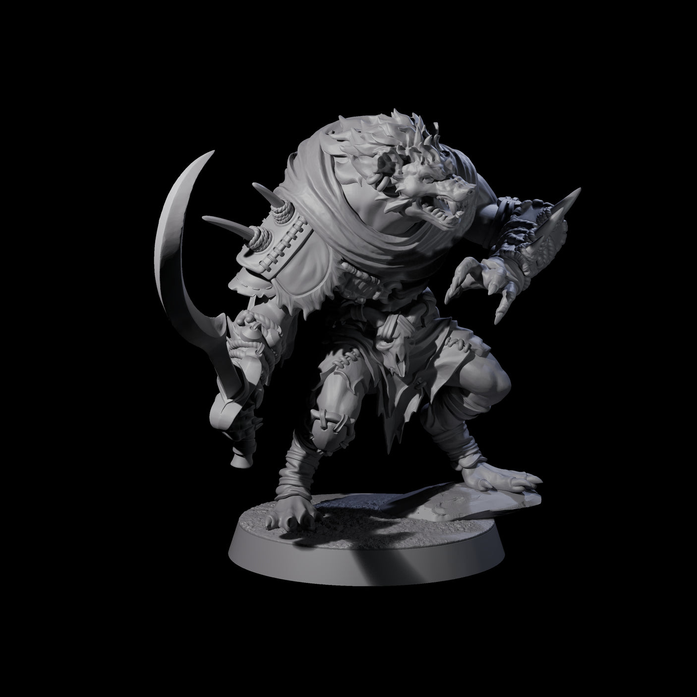 Junkyard Gnoll Scavengers Miniature for Dungeons and Dragons, Pathfinder or other TTRPGs