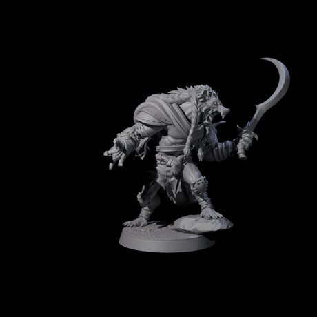 Junkyard Gnoll Scavengers Miniature for Dungeons and Dragons, Pathfinder or other TTRPGs