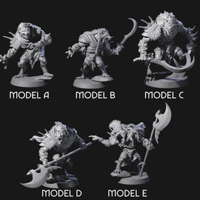 Junkyard Gnoll Scavengers Miniature for Dungeons and Dragons, Pathfinder or other TTRPGs