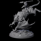 Kamikaze Werebat Riding Goblin A Miniature for Dungeons and Dragons, Pathfinder or other TTRPGs