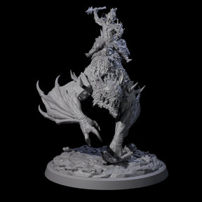 Kamikaze Werebat Riding Goblin A Miniature for Dungeons and Dragons, Pathfinder or other TTRPGs