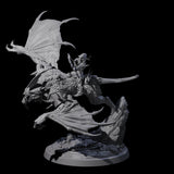 Kamikaze Werebat Riding Goblin B Miniature for Dungeons and Dragons, Pathfinder or other TTRPGs