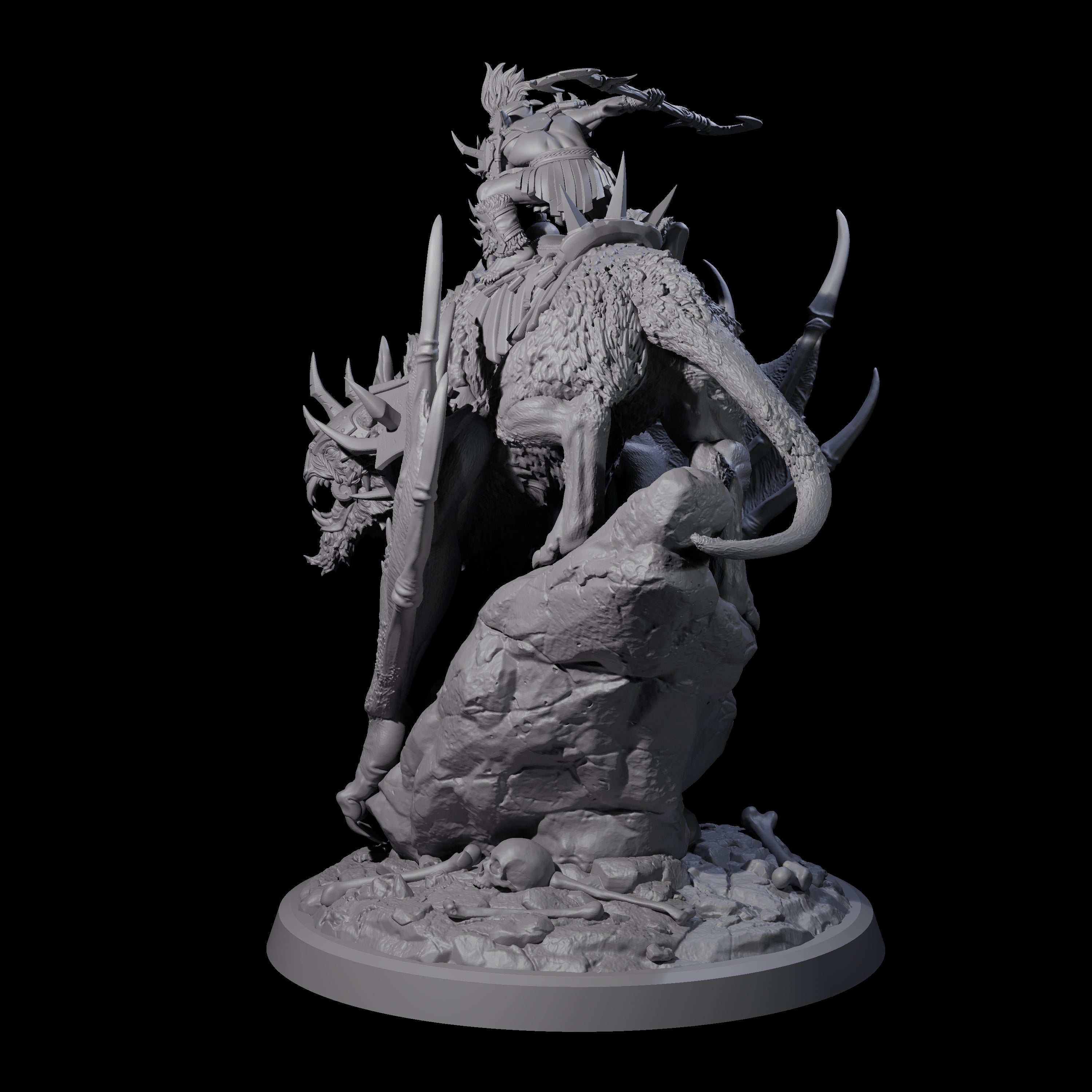 Kamikaze Werebat Riding Goblin D Miniature for Dungeons and Dragons, Pathfinder or other TTRPGs