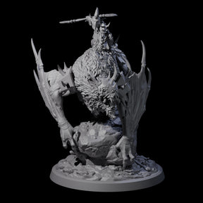 Kamikaze Werebat Riding Goblin D Miniature for Dungeons and Dragons, Pathfinder or other TTRPGs