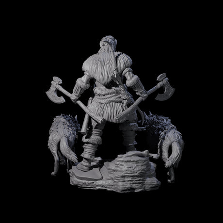 Keeper of the Hounds Miniature for Dungeons and Dragons, Pathfinder or other TTRPGs