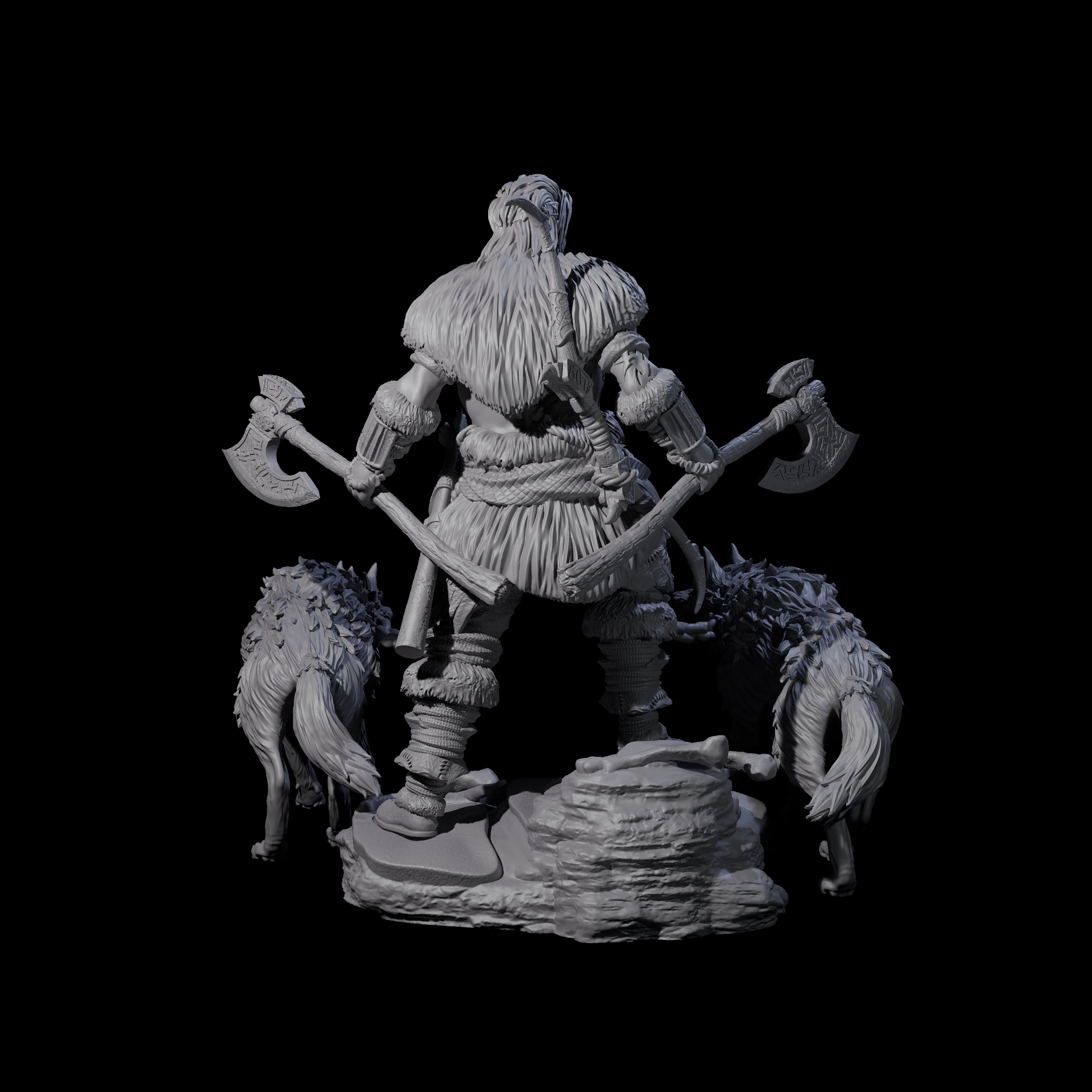 Keeper of the Hounds Miniature for Dungeons and Dragons, Pathfinder or other TTRPGs