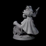 Kicking Canonneer Pirate Miniature for Dungeons and Dragons, Pathfinder or other TTRPGs