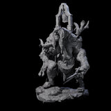 Kidnapping Oni Matron Miniature for Dungeons and Dragons, Pathfinder or other TTRPGs