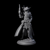 Kitted Out Gunslinger Miniature for Dungeons and Dragons, Pathfinder or other TTRPGs