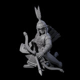 Kneeling Human Archer A Miniature for Dungeons and Dragons, Pathfinder or other TTRPGs