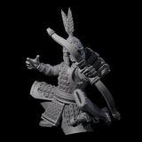 Kneeling Human Archer C Miniature for Dungeons and Dragons, Pathfinder or other TTRPGs