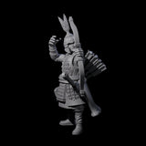 Kneeling Human Archer D Miniature for Dungeons and Dragons, Pathfinder or other TTRPGs
