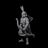 Kneeling Human Archer G Miniature for Dungeons and Dragons, Pathfinder or other TTRPGs