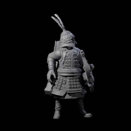 Kneeling Human Archer G Miniature for Dungeons and Dragons, Pathfinder or other TTRPGs