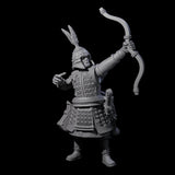 Kneeling Human Archer I Miniature for Dungeons and Dragons, Pathfinder or other TTRPGs