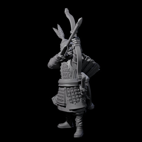 Kneeling Human Archers Miniature for Dungeons and Dragons, Pathfinder or other TTRPGs