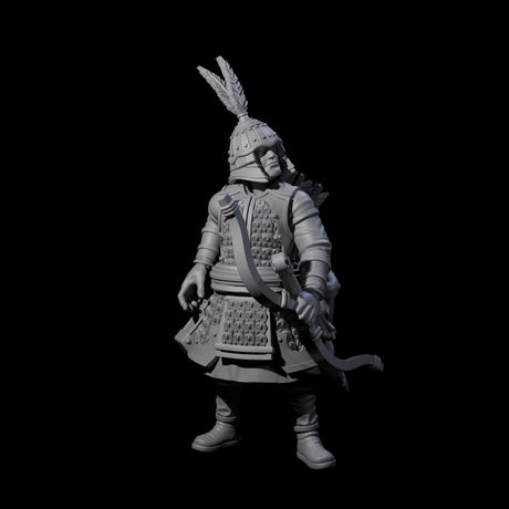 Kneeling Human Archers Miniature for Dungeons and Dragons, Pathfinder or other TTRPGs