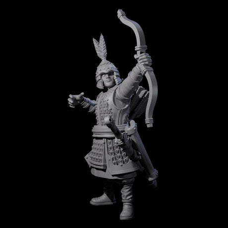 Kneeling Human Archers Miniature for Dungeons and Dragons, Pathfinder or other TTRPGs