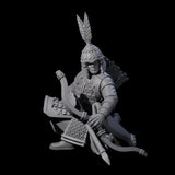 Kneeling Human Archers Miniature for Dungeons and Dragons, Pathfinder or other TTRPGs