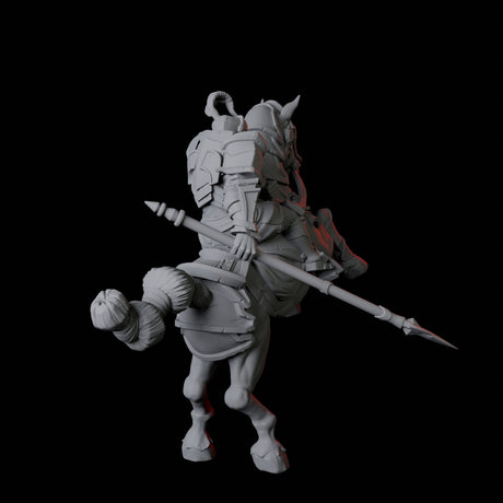 Knight on Horseback C Miniature for Dungeons and Dragons, Pathfinder or other TTRPGs