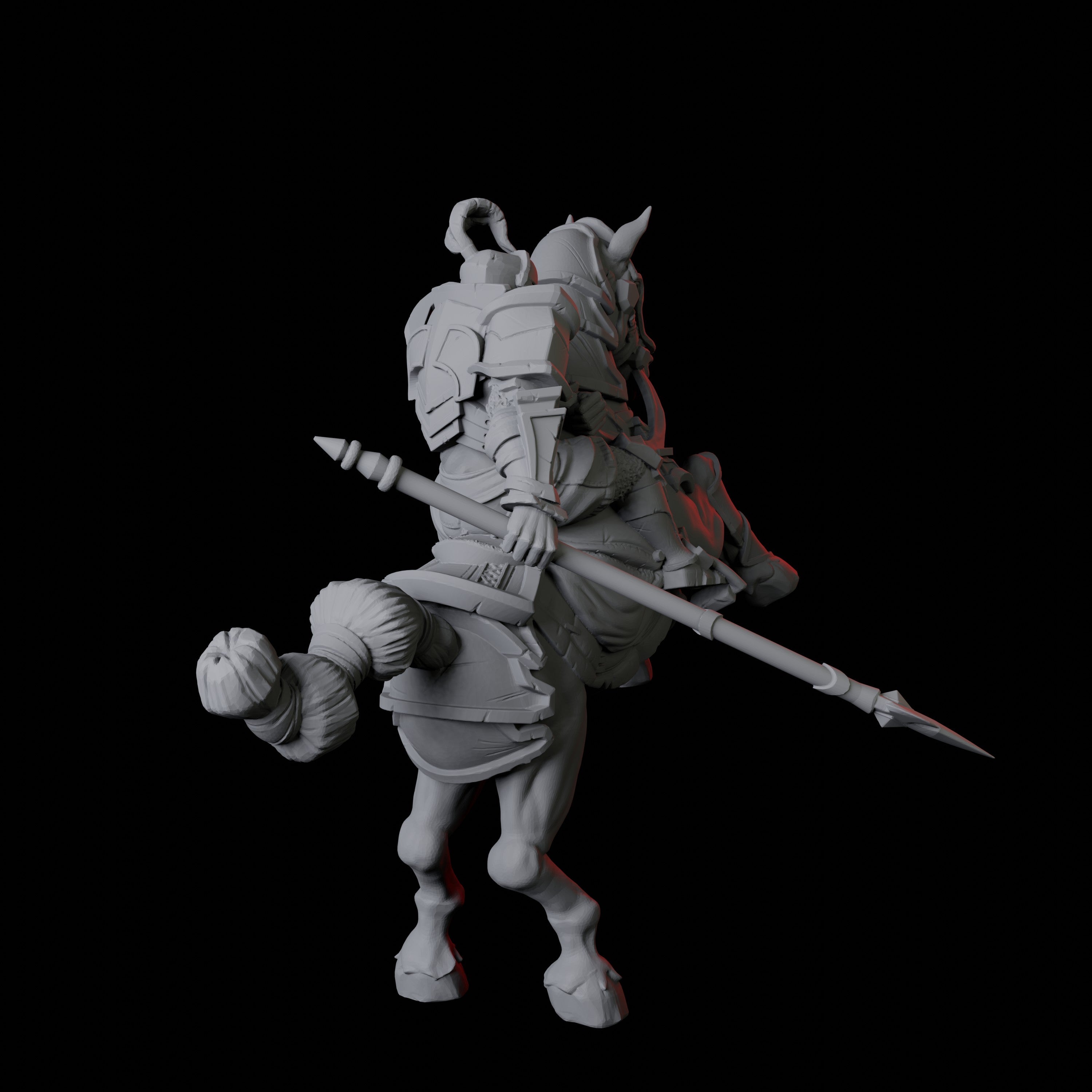 Knight on Horseback C Miniature for Dungeons and Dragons