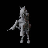 Knight on Horseback C Miniature for Dungeons and Dragons, Pathfinder or other TTRPGs