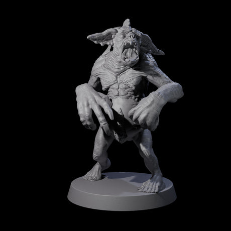 Knuckle Dragger Dretch D Miniature for Dungeons and Dragons, Pathfinder or other TTRPGs