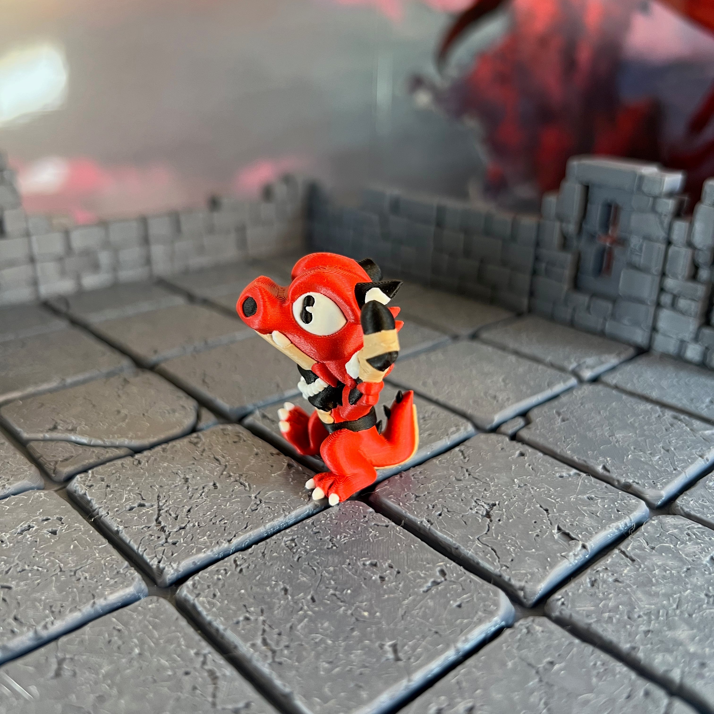 Kobold Fighters Set of Three Multicolour Table Ready Miniatures Miniature for Dungeons and Dragons, Pathfinder or other TTRPGs