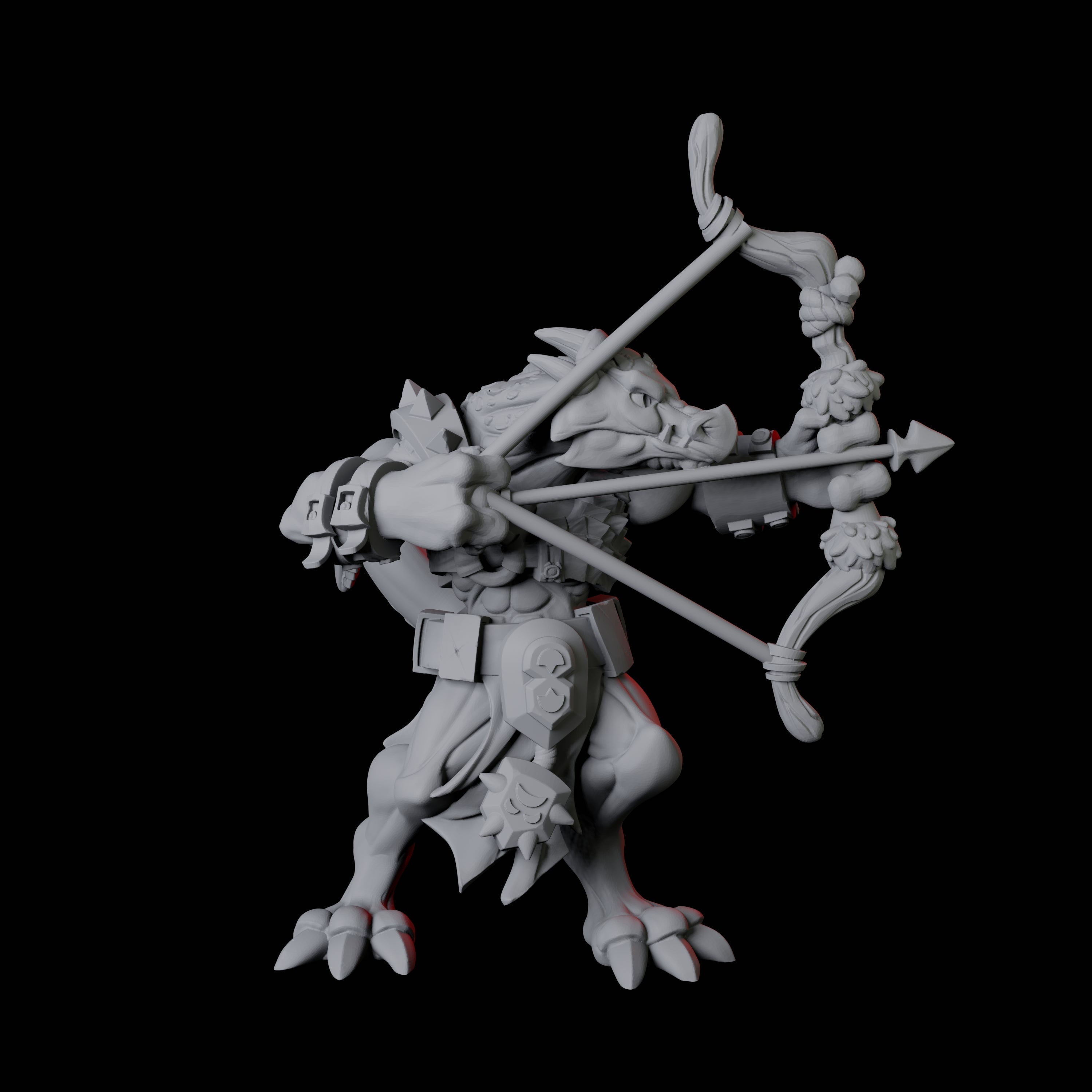 Kobold Ranger A Miniature for Dungeons and Dragons, Pathfinder or other TTRPGs